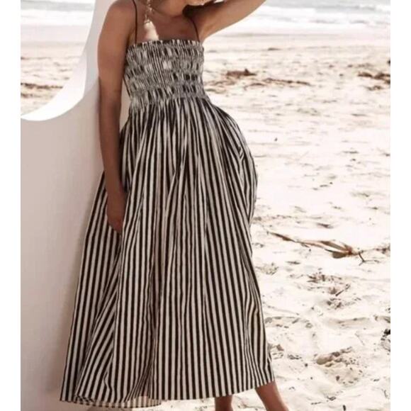 Runway Scout Striped Maxi Estelle Dress Small - Picture 1 of 8